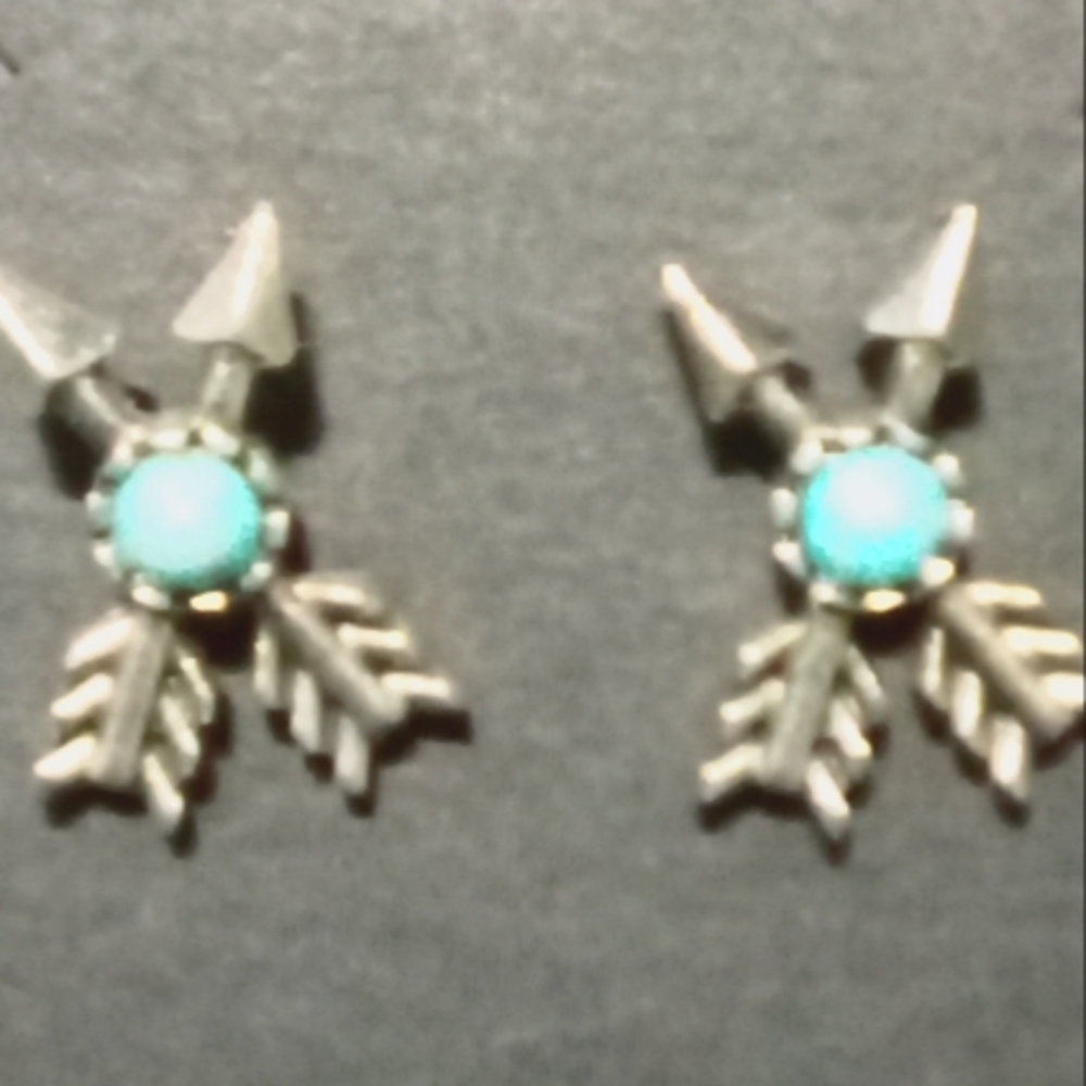 Double arrow earrings